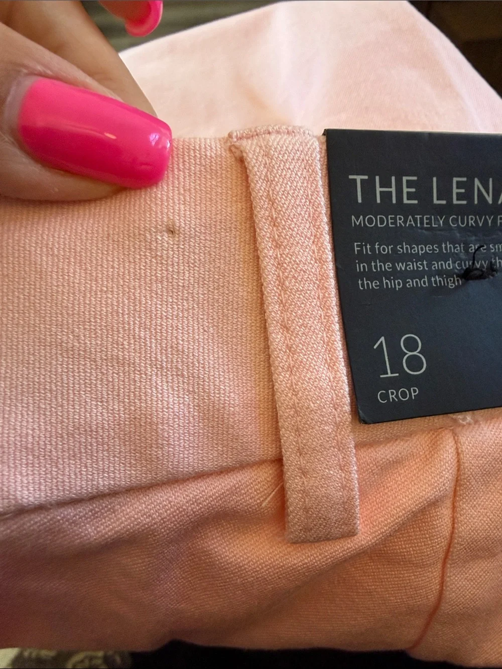 Lane Bryant Light Pink Cropped Tailored Pants - Picture 9 of 10